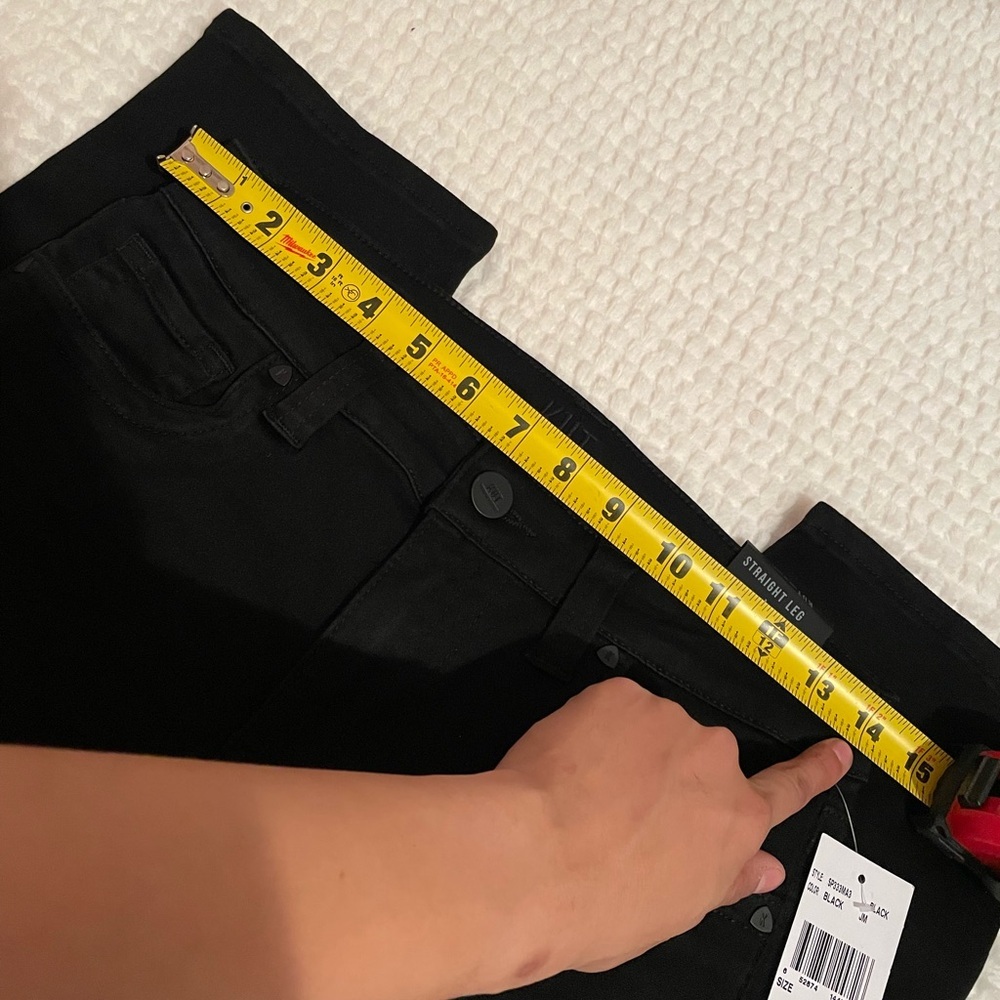 Kut from the Kloth | Stevie Mid Rise Straight Leg Jeans | Black Jeans | NWT - Picture 12 of 14